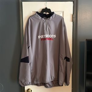 Reebok NFL Patriots Jacket Grey